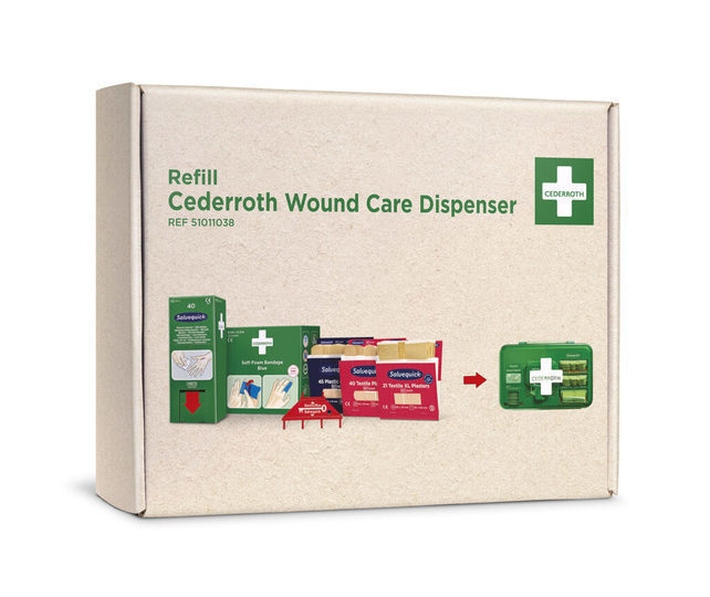 Cederroth 51011038 Navulpakket voor Wound Care Dispenser Ref. 51011006