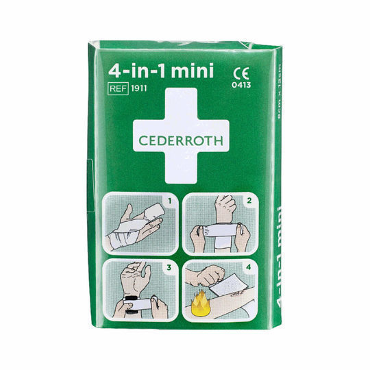 Cederroth 1911 4-in-1 mini bloedstelpende verbanden